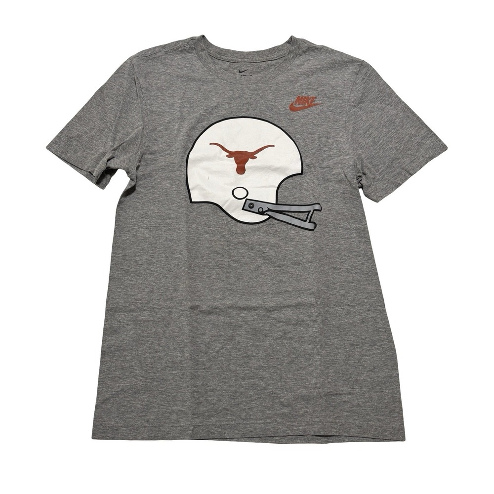Nike Women's Texas Longhorns Graphic T Shirt Gray Size Small 17.5 x 27